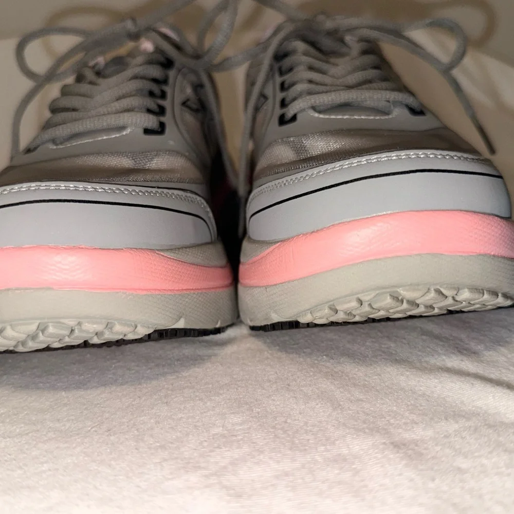 Gravity Defyer Gdefy Women’s Walking Shoes Size 9 Gray Pink Orthopedic - Picture 4 of 11